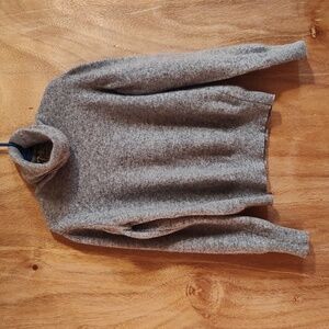 Vintage Bonnie Briar Girls Italian Cashmere Sweater Gray Size M 7/8 (See Meas.)